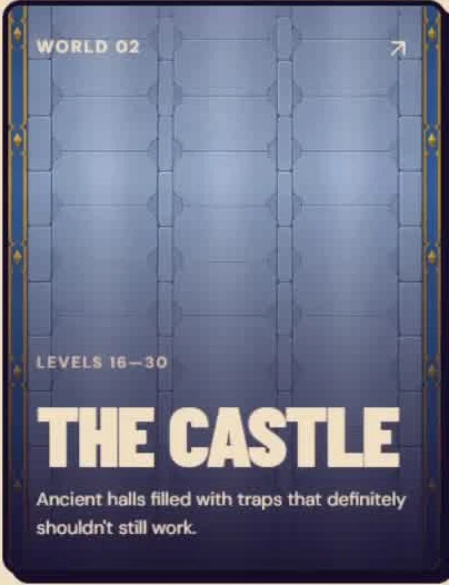 World 2: The Castle, levels 16 through 30